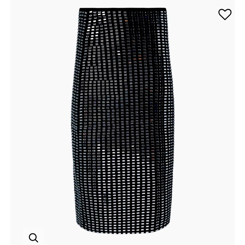 WeWoreWhat Crystal Midi Skirt NWT